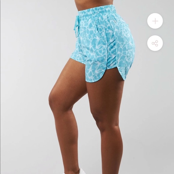 Buffbunny Collection Pants - Flo Short Reflection Aqua - Buffbunny NWT